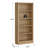 Tall Bookcase with Adjustable Shelves, 5-Tier Standard Bookshelf, Oak, 72.5 Inch-67787778-67787790