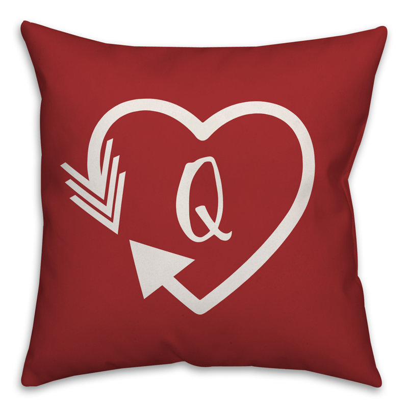 Outdoor Throw Pillow, Q