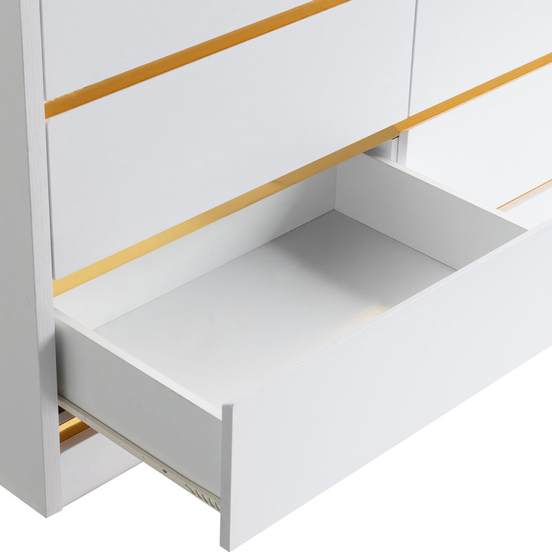 Molteese 47.25 " W 6 - Drawer Dresser