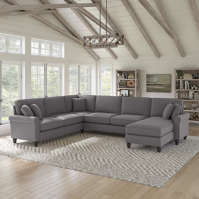 Canapé modulaire Adetutu, Gris anthracite, Polyester gris français