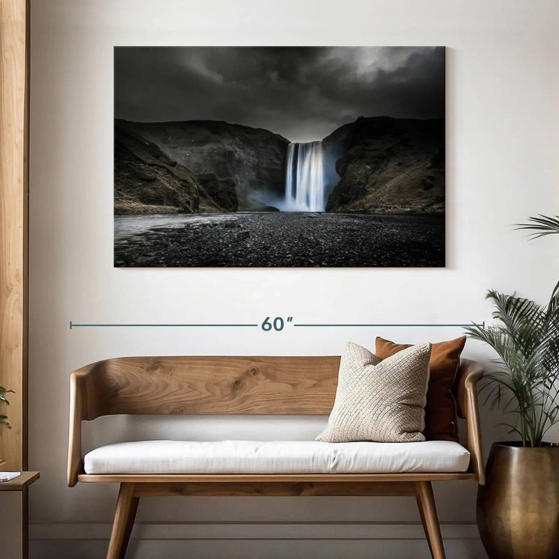 Island Waterfall, 32" H x 48" W