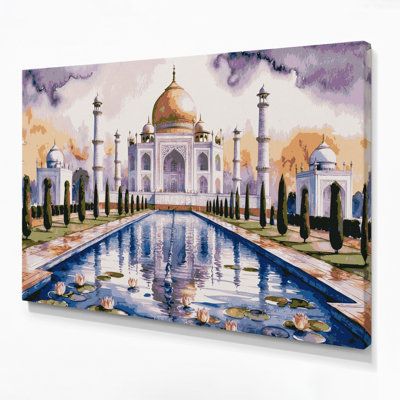 Art urbain sur toile, villes Agra, Inde