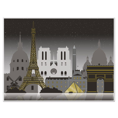 Décoration murale cityscape paris