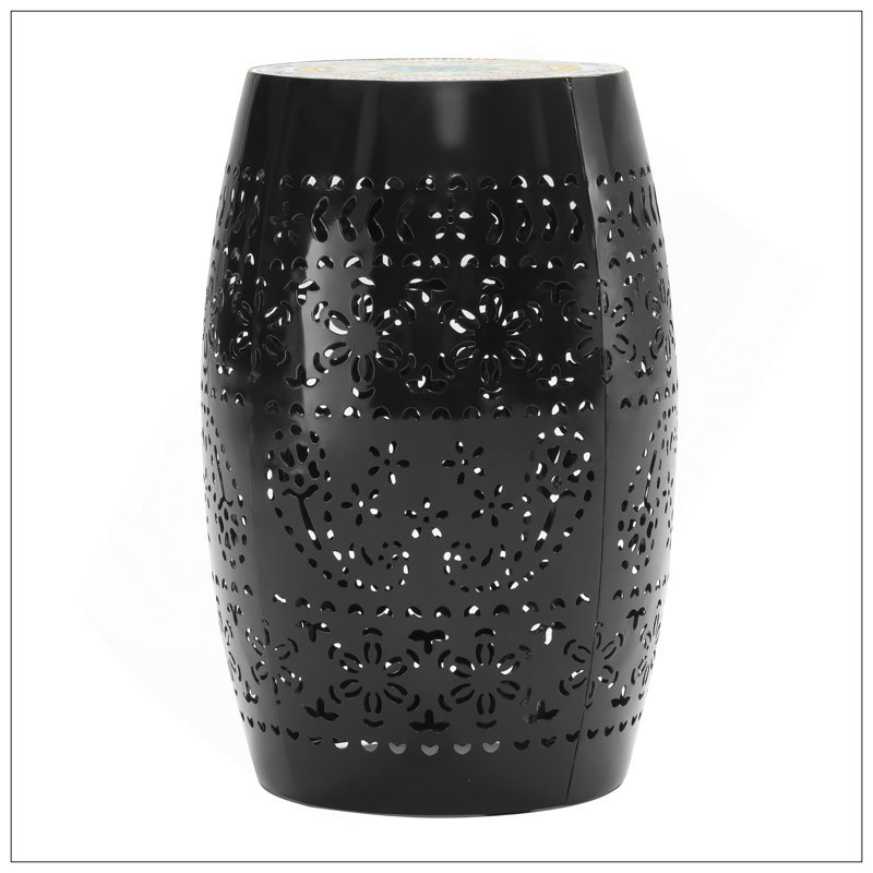 RUBY12" SIDE TABLE -BLACK, Black