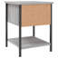 Lympsham 34cm W Iron Bedside Table-561615472