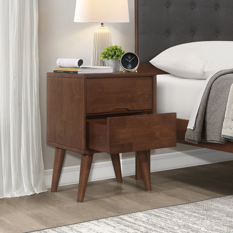 17.7'' W Solid Wood Nightstand