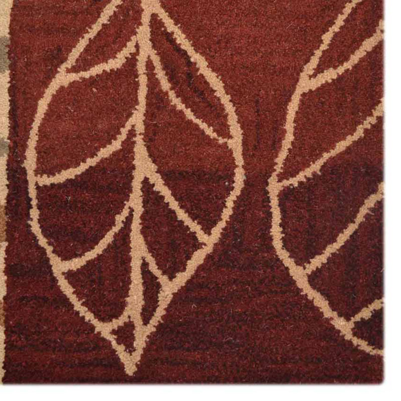 Tapis écologiques en laine touffetée à la main Calliegh, Rectangle 3 pi x 5 pi