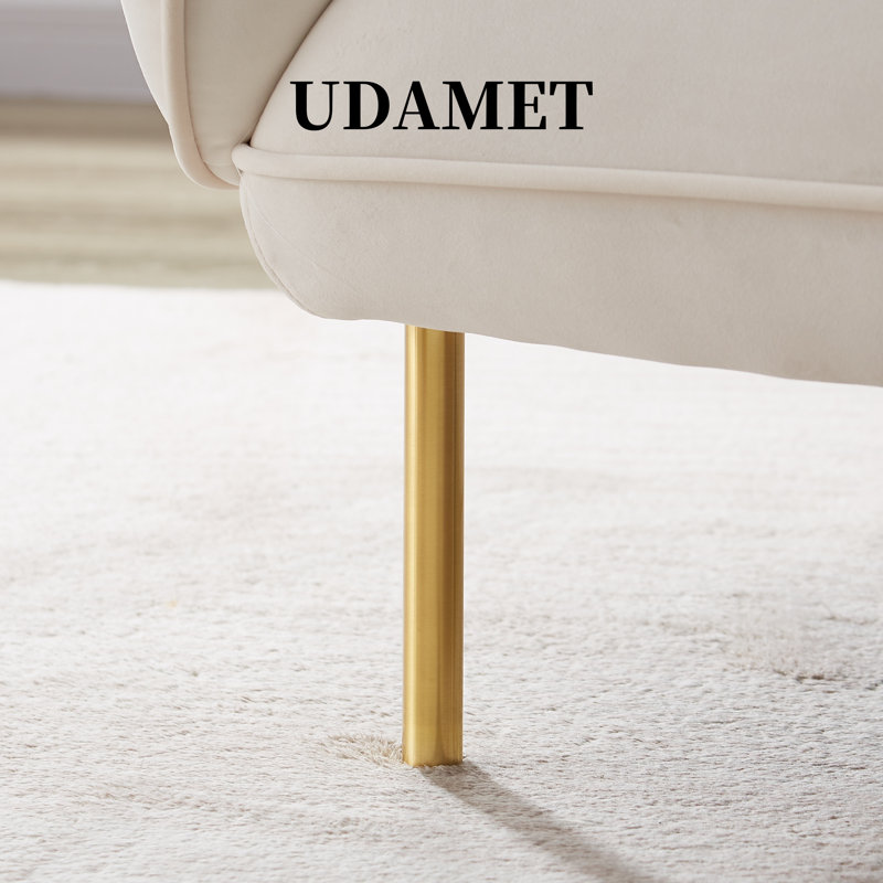 Fauteuil surdimensionné à accoudoirs rembourré Velveta