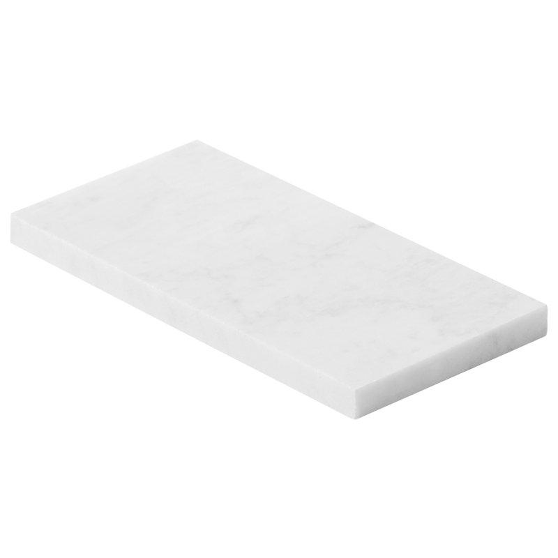 Carrara Carreau de marbre et de plancher en marbre 2,95 po x 5,9 po Carrara (4,84 pieds carrés / caisse), 2.95'' W x 5.9'' L