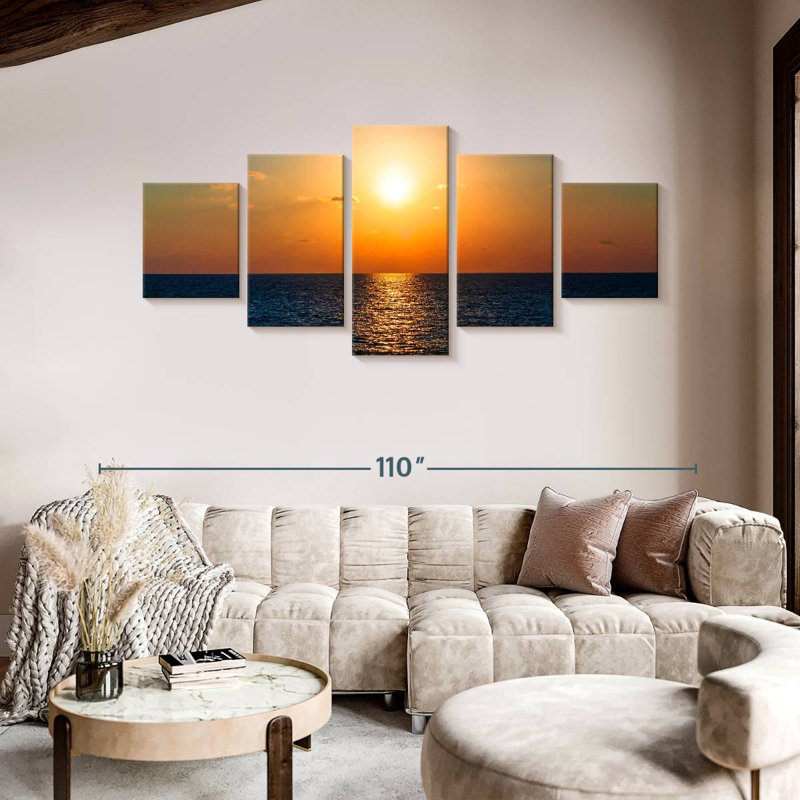 Basic Sunset, 42" H x 92" W