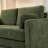 58.66" Small Modern Loveseat Sofa in Mid-Century Chenille Fabric with Back Cushions-1959370925