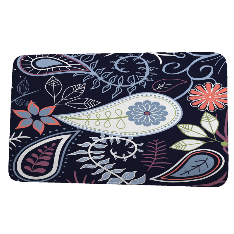 Tapis de bain Lowes, Bleu marine, l 34 po x L 21 po