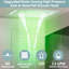 Thermostatic LED Rainfall Shower System, Ceiling Mounted Waterfall Showerhead with Handheld Spray-82331476