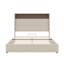 Structure de lit pour grand lit tapissier en velours, USB intégré et veilleuse, lit plateforme à oreilles avec rangement pour tête de lit-440780027-440780030