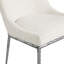 Chaise d'appoint rembourrée en métal martelé Lalia-126080946