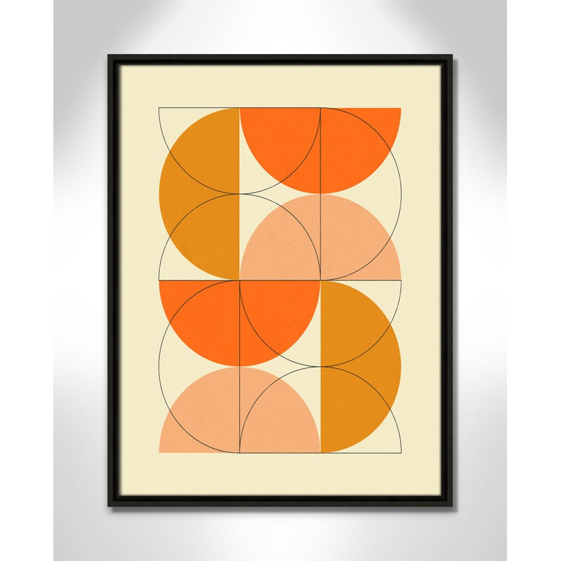 «Imaginaire 2» par Blue, Framed Canvas, L 19,5 po x H 25,5 po, Flottant espresso