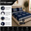 Greek Design Microfiber Bedding Set – Soft, Wrinkle-Resistant & Breathable – Includes Duvet Cover, Fitted Sheet & Pillowcases-132183836