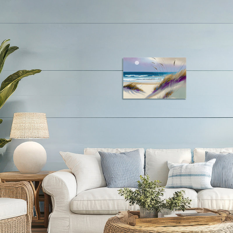 «Beach Dunes Serenity», toile par Sasha, H 16 po x l 24 po