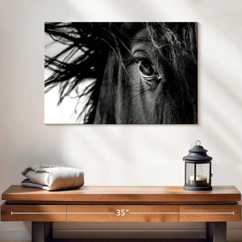 Brampt Horse de près, H 16 po x l 24 po