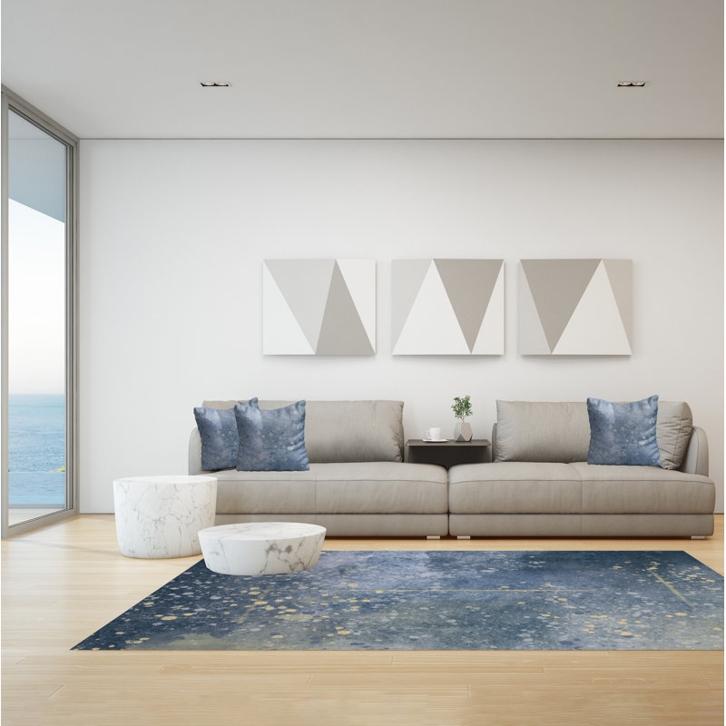 Flavil Abstract Area Rug, Rectangle 140 x 200cm