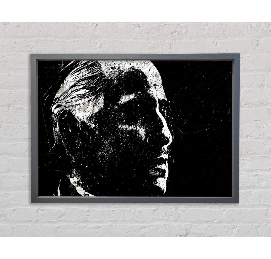 Don Vito Corleone - Einzelner Bilderrahmen Kunstdrucke auf Leinwand