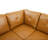 Torquay 97" Wide Faux Leather Left Hand Facing Sofa & Chaise with Ottoman-81407052-87463985