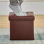 Repose-pieds en cuir Hattiesville-810669720