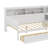 Wooden Daybed Featuring Built-in Storage, Drawers, and an Adjacent Work Desk-1023913037