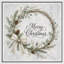 Élégante œuvre de guirlande de Noël, photos de vestibule, impression sur toile encadrée-132863081-132863084