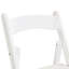Chaise pliante rembourrée, peu encombrante, facile à transporter, 4 pièces, coussin beige / tablette blanche, salle à manger-1940627681-1940627686