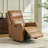 Nurbanu 29.5" W Genuine Leather Swivel Rocker Power Recliner-135445196