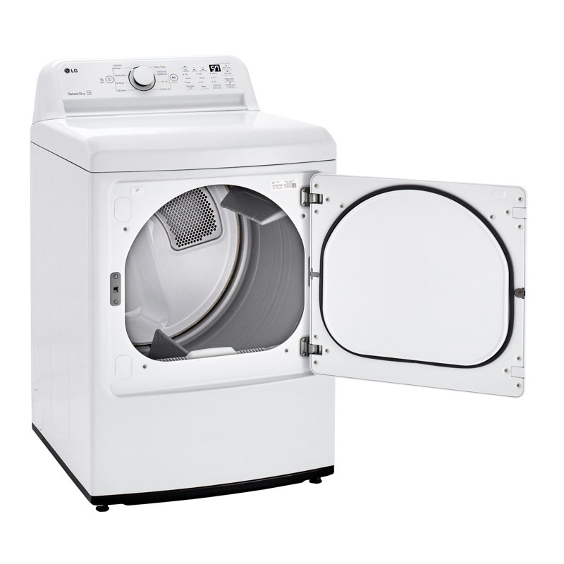 LG 7.3 Cu. Ft. Vented Top Load Electric Dryer with Sensor Dry Technology