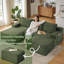 Canapé modulaire pour canapé modulaire avec méridienne 95 po-129052597-129052603