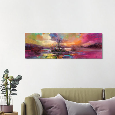 Loch Fyne Colour - Wrapped Canvas Panoramic Painting