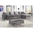 Naomi 110" Wide Velvet Reversible Sofa & Chaise-256053033