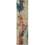 Solaris Ember Cascade Hand-Knotted Wool Area Rug