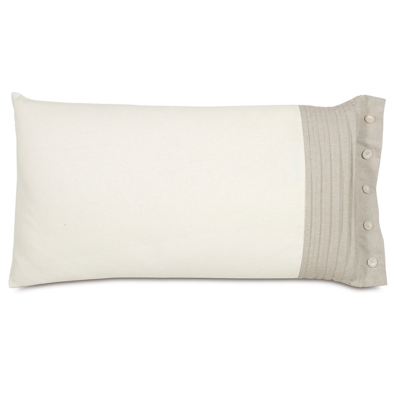 Full Size Blue and Beige Cotton Striped Duvet Cover Set