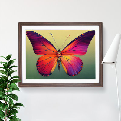 Resplendent Butterfly - Single Picture Frame Painting