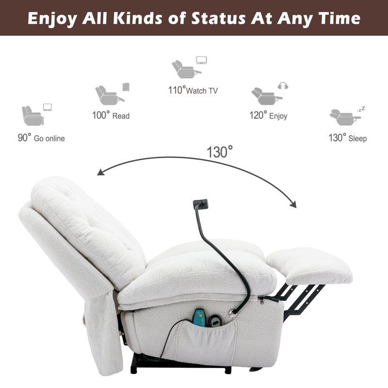 Analidia Massage Chair, White