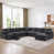 Dark Gray Chenille