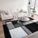 Astika Geometric Gray/White/Black Area Rug