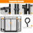 Anquantae 3 Panel Iron Fireplace Screen