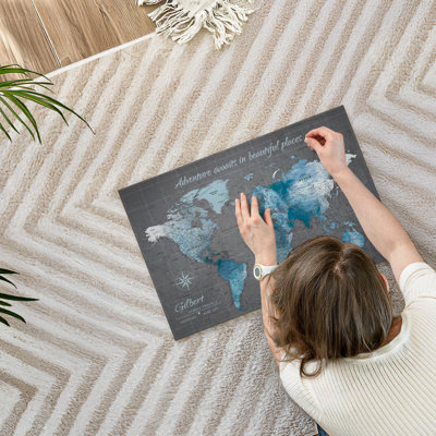 Personnalisé «Beautiful Places I Push Pin World Milstead»