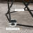 Hexagonal Coffee Table, Cocktail Table, Marble Top With Steel Frame, White