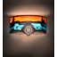 Applique murale en acier Jaithan
