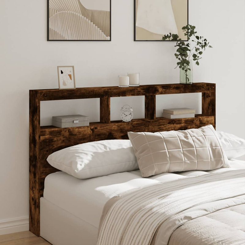 Cedria Headboard, Kingsize - 160 x 200 cm, Smoked Oak