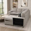 Canapé-lit modulaire en tissu 4 pièces-320262379-320262381