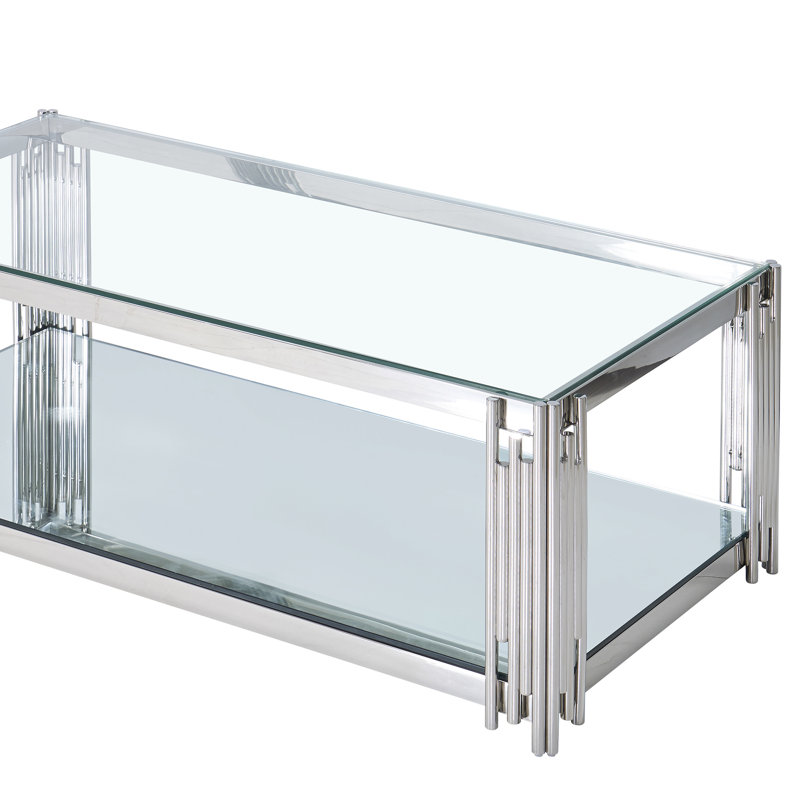 Table basse Tomasso, Argent