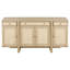 Buffet 4 portes en chêne beige