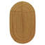Hand Knotted Wool Area Rug in Green